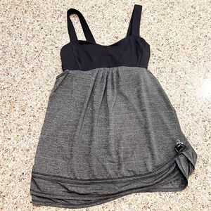 Lululemon Womens Black White Athletic Tank Top Size 6